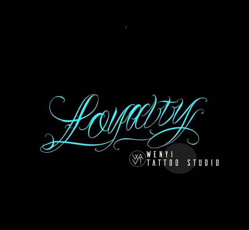 文一刺青——Trax纹身图片_原创手稿花体欧美字符纹身图案