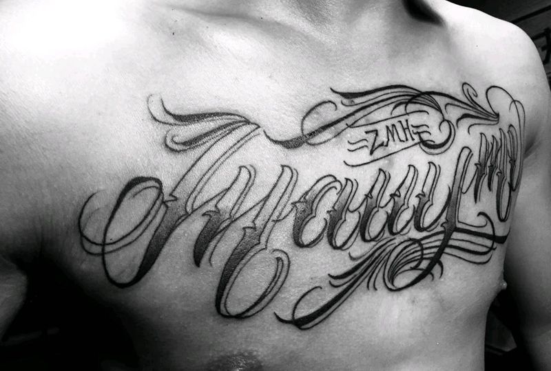 奇卡诺纹身图片