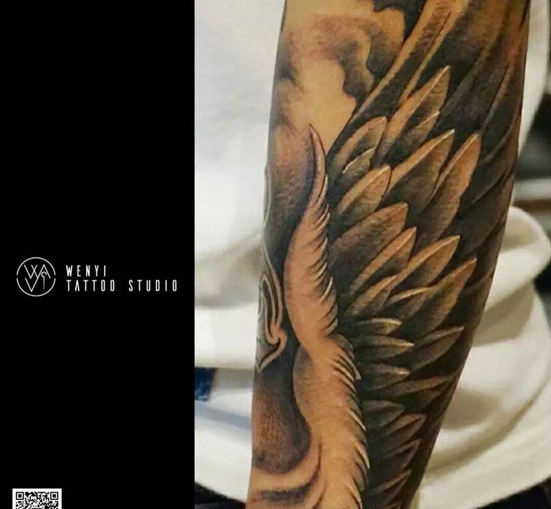 文一刺青-鸡蛋纹身图片_欧美写实纹身图案