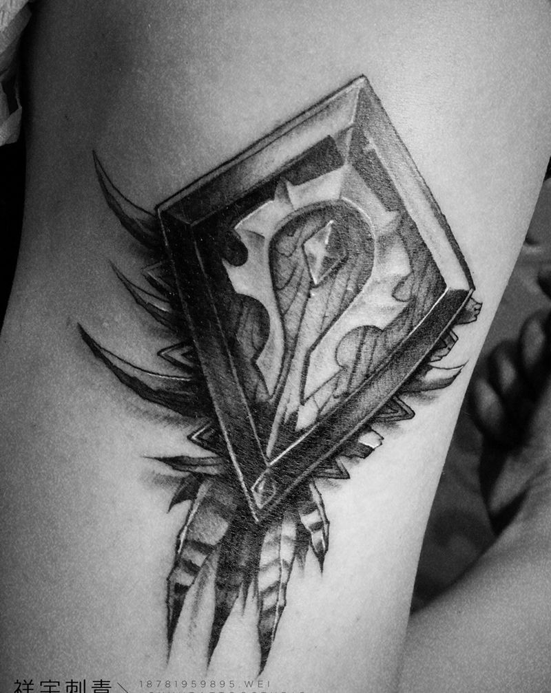 部落纹身图片_成品手臂写实欧美图腾纹身图案