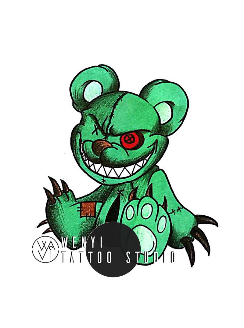 文一刺青——庭   手稿展示纹身图片_成品手稿欧美传统原创纹身图案