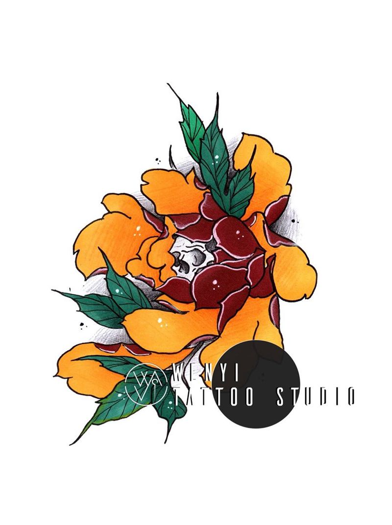 文一刺青——庭   手稿展示纹身图片_成品手稿欧美传统原创纹身图案