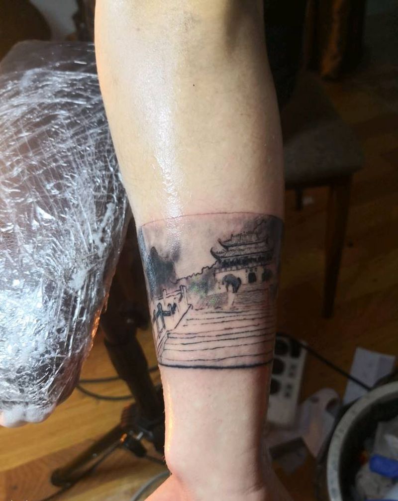 傻猫覆盖纹身图片