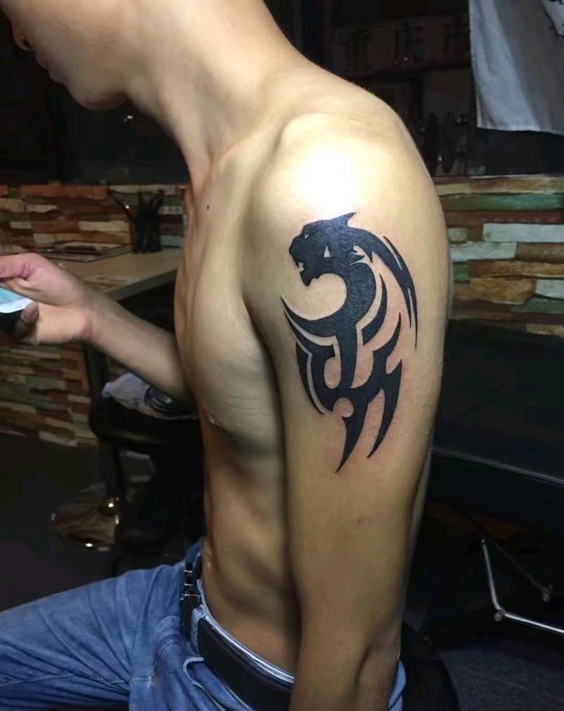 黑豹纹身图片