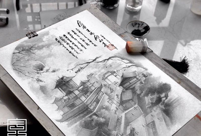 满背定制手稿纹身图片_手稿背部传统原创纹身图案