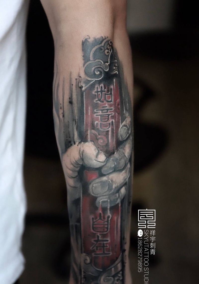 修改纹身图片_成品手部纹身图案