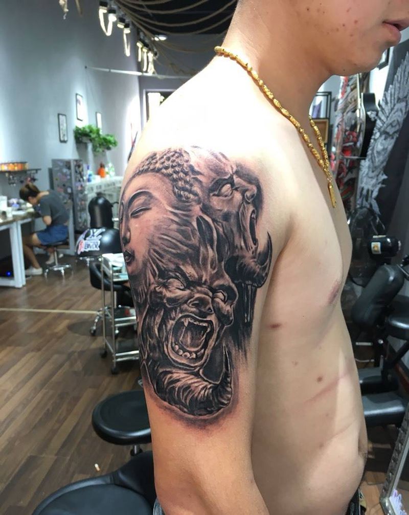 客人自带纹身图片