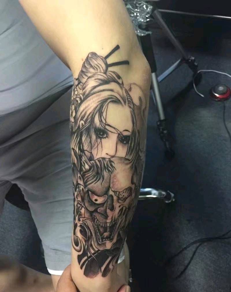 已经般若纹身图片