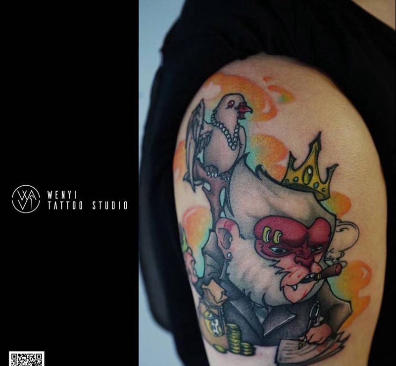 New School纹身图片_New School纹身图案