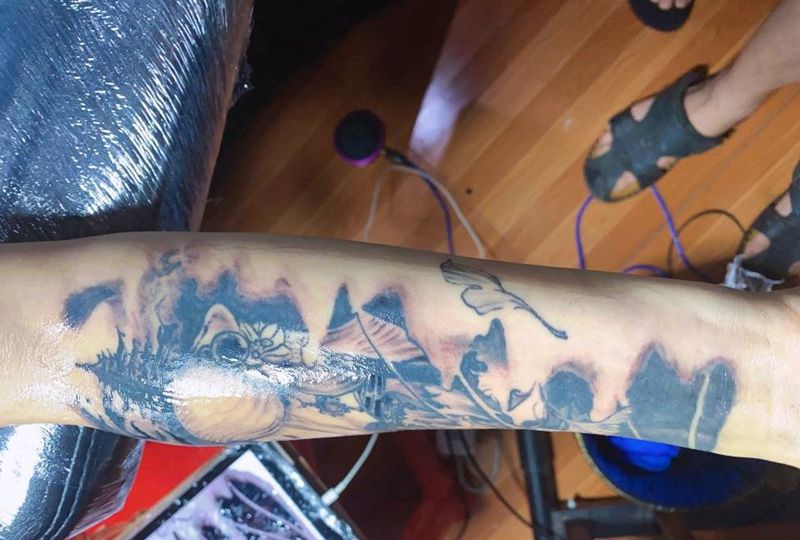 手臂纹身图片_手臂纹身图案