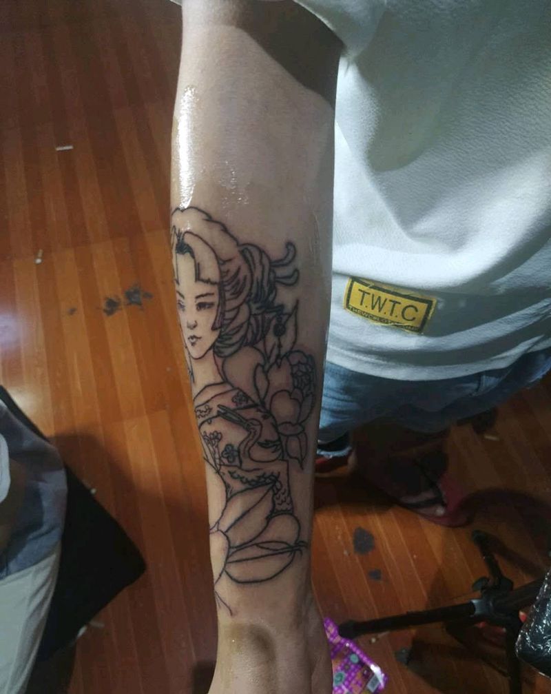 徒弟作品纹身图片_手臂纹身图案