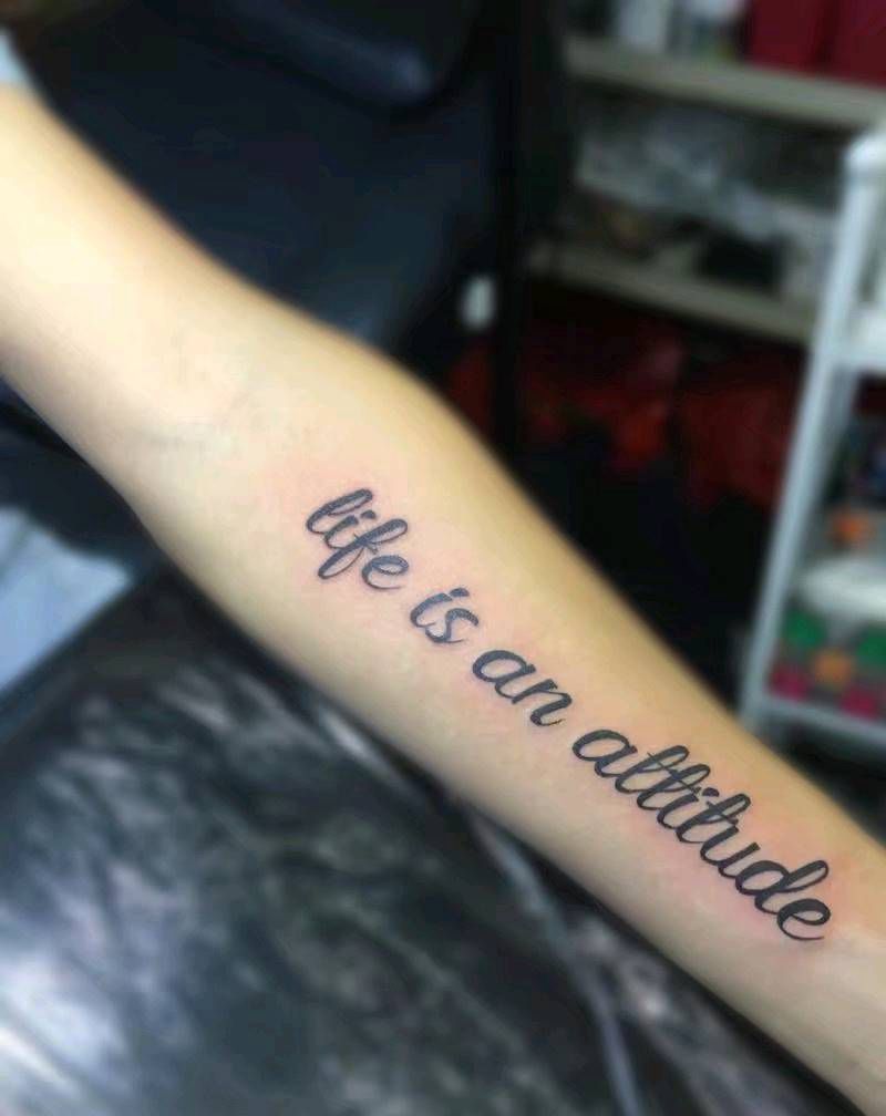 花体英文纹身图片