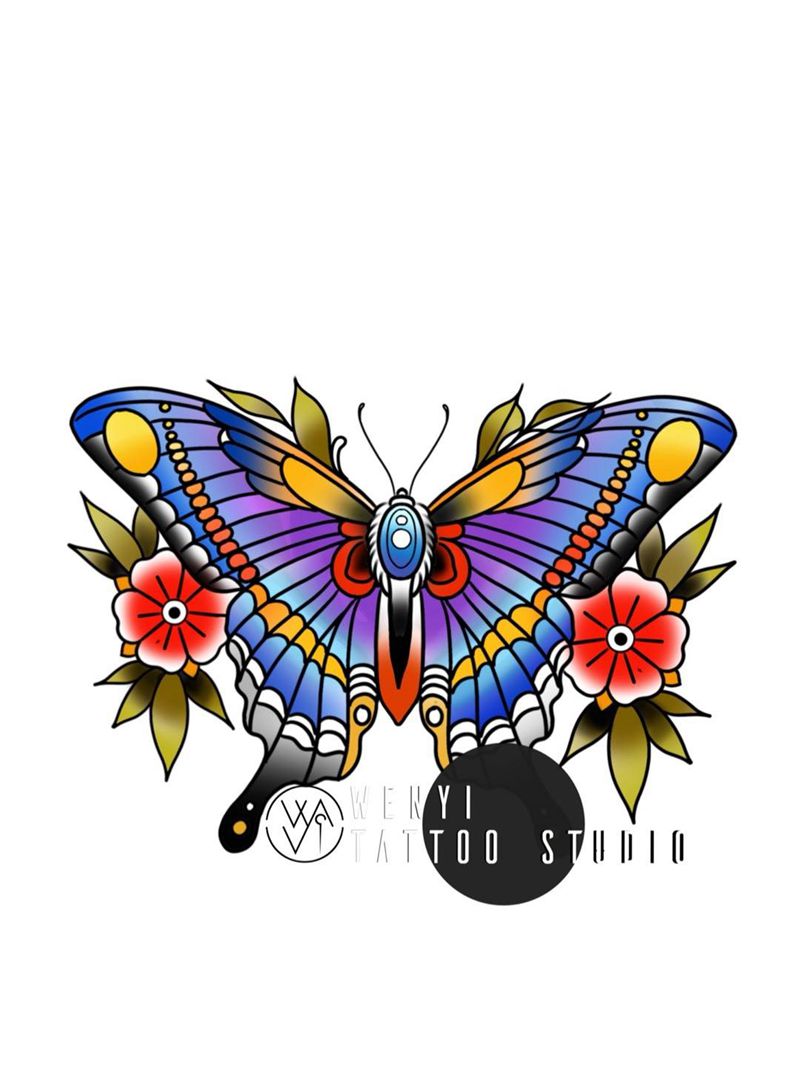 文一刺青——妙妙    手稿展示纹身图片_成品手稿欧美传统原创纹身图案