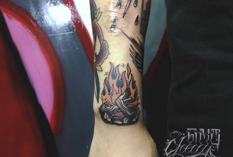 old school填空纹身图片