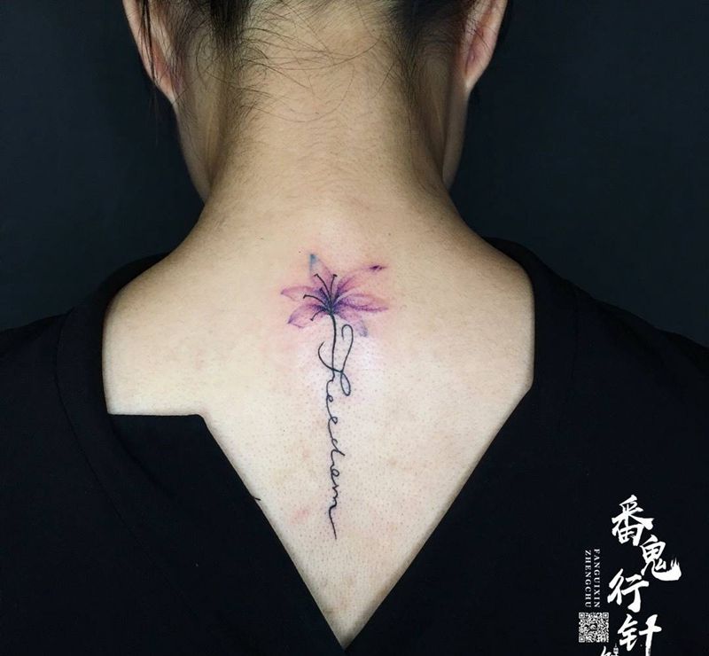 小花花纹身图片