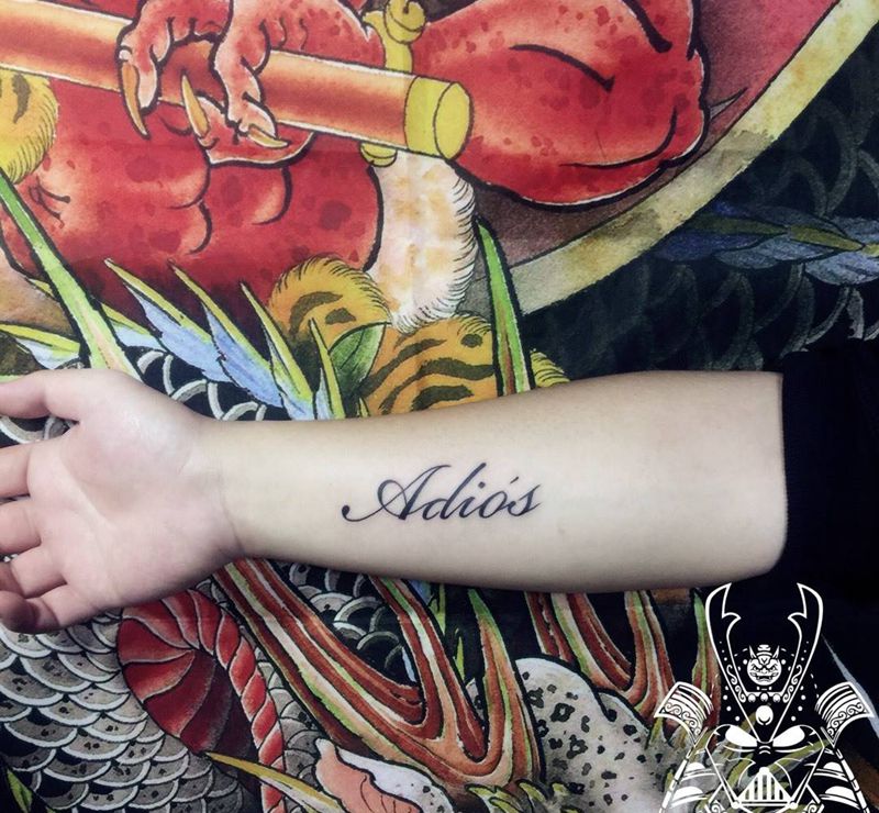 英文纹身图片_成品手部清新字符纹身图案