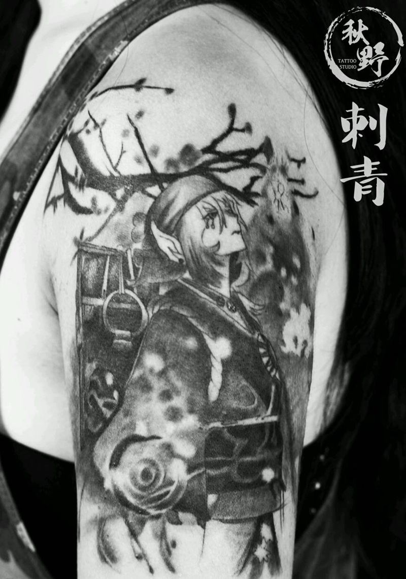 卖药郎纹身图片