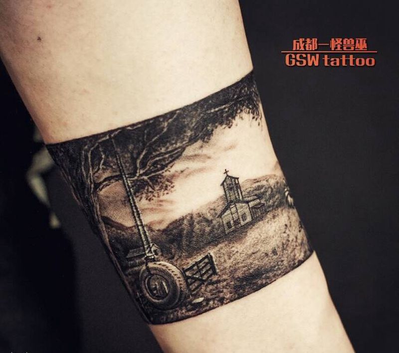 乡间纹身图片