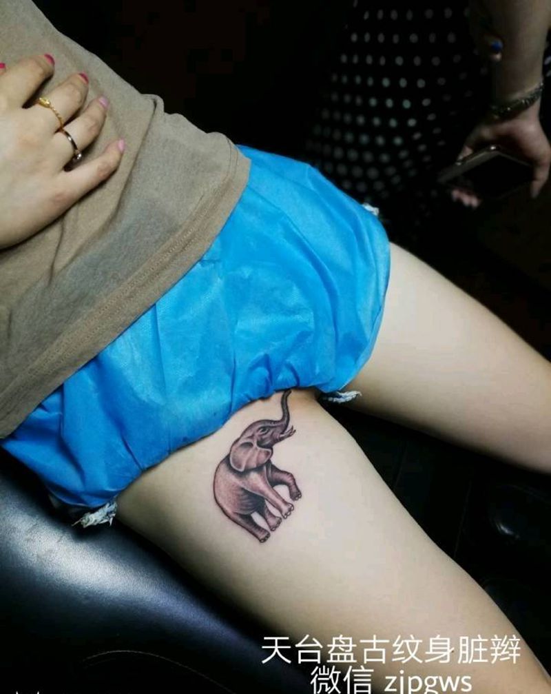 象纹身图片