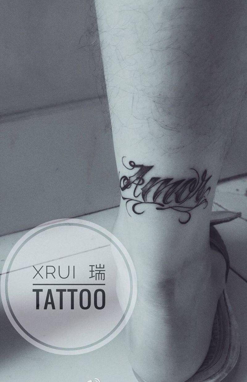 奇卡诺纹身图片_成品脚部手臂腿部欧美清新字符原创纹身图案