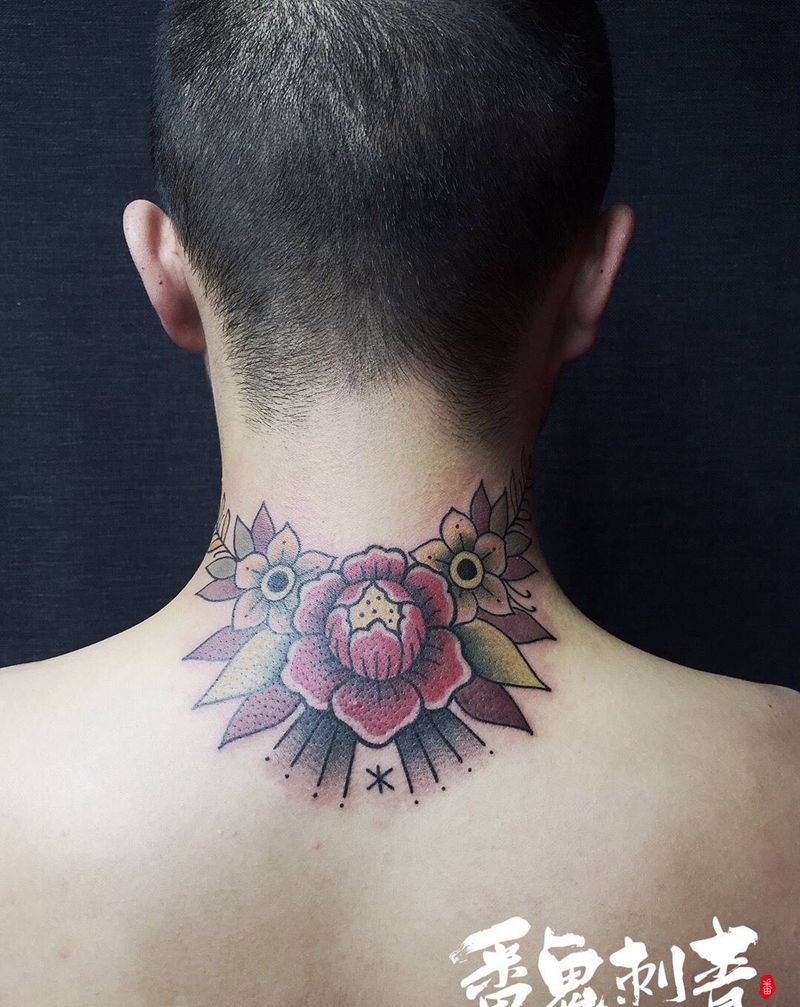 old school花纹身图片