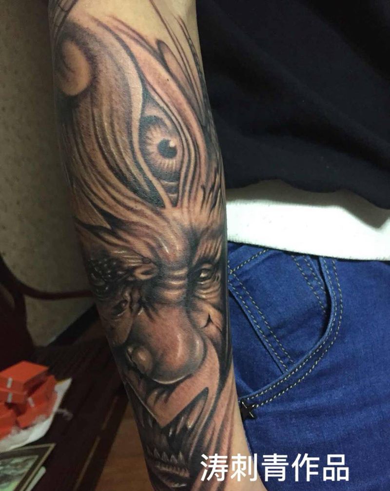 欧美写实纹身图片