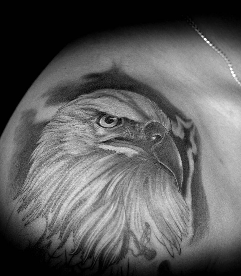 鹰纹身图片