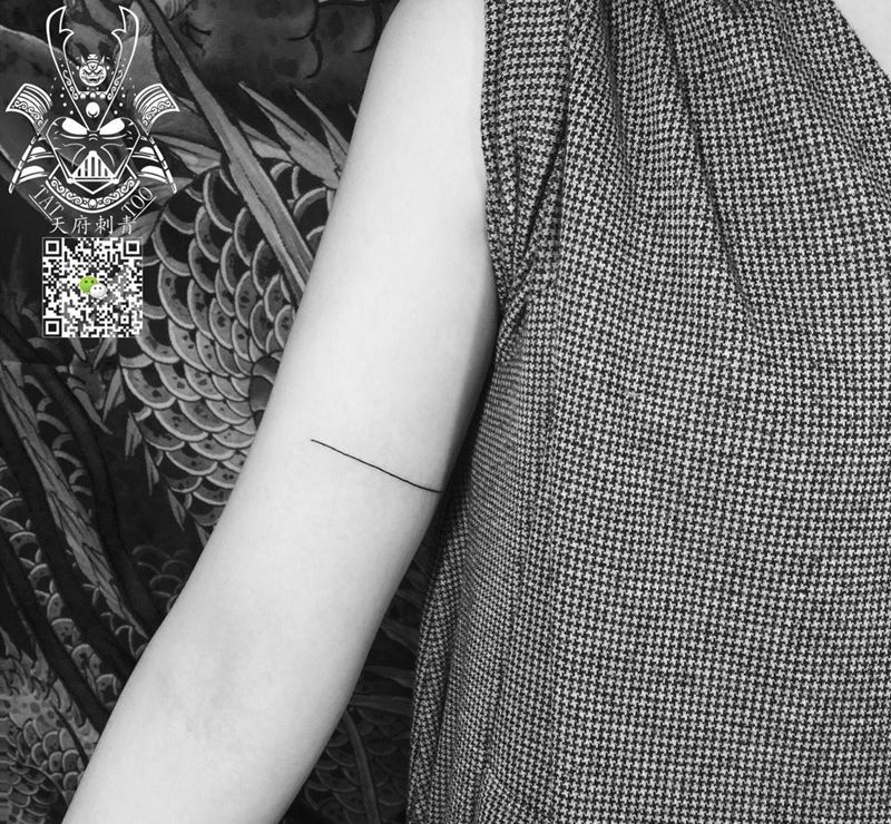 死亡射线纹身图片_成品手臂欧美清新习俗传统几何静物字符原创纹身图案