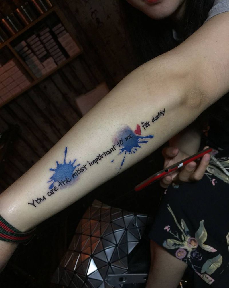 英文字母纹身图片_成品手臂纹身图案