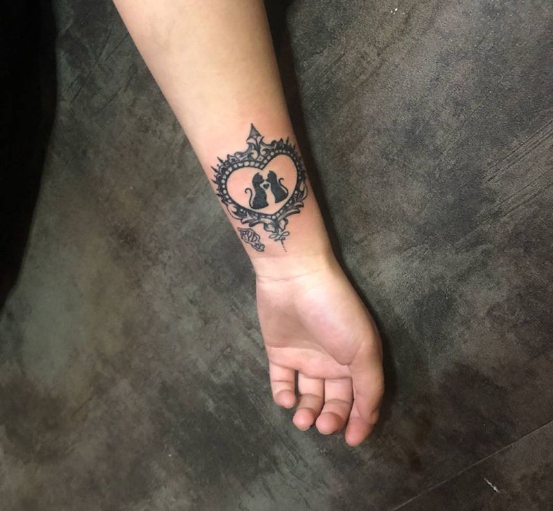 小清新纹身图片_手臂纹身图案