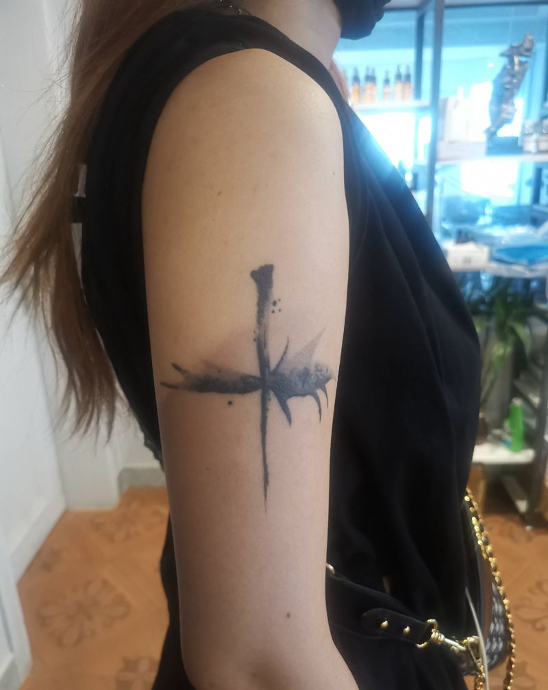 遮盖纹身图片_手臂手部新传统纹身图案