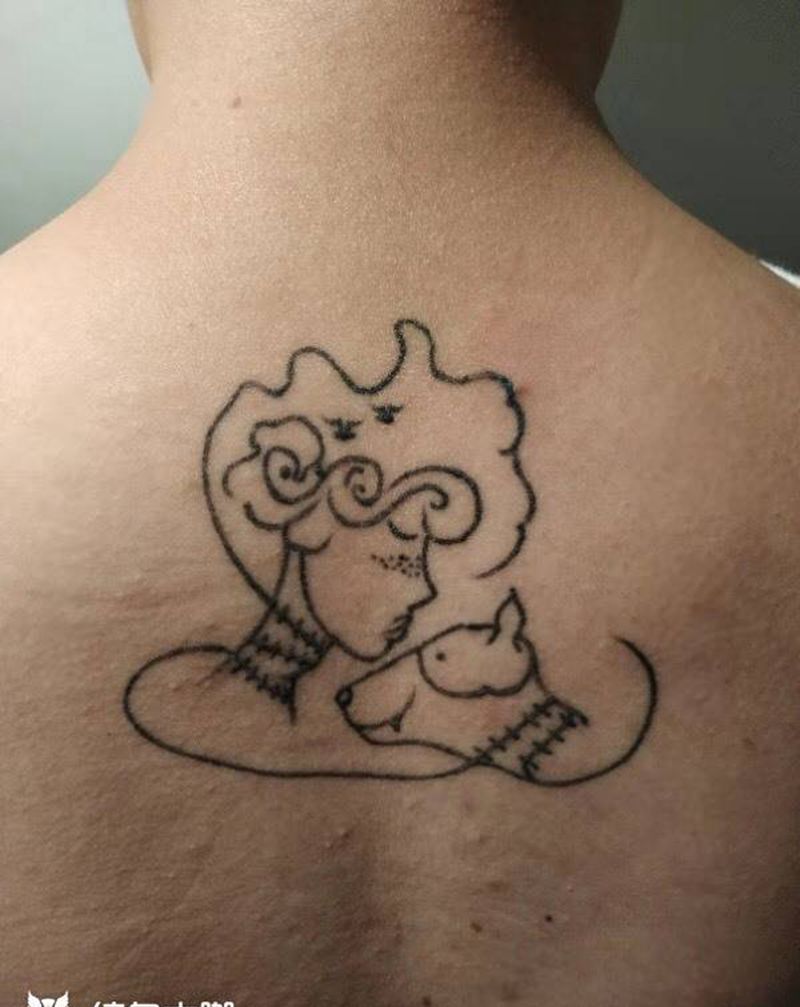 大遮盖纹身图片_肩部背部New School纹身图案