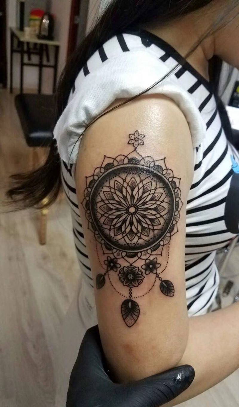 点刺纹身图片_成品纹身图案