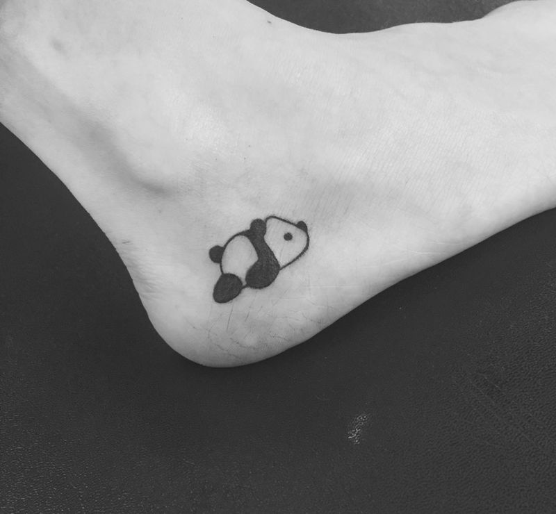 小熊猫TAT纹身图片