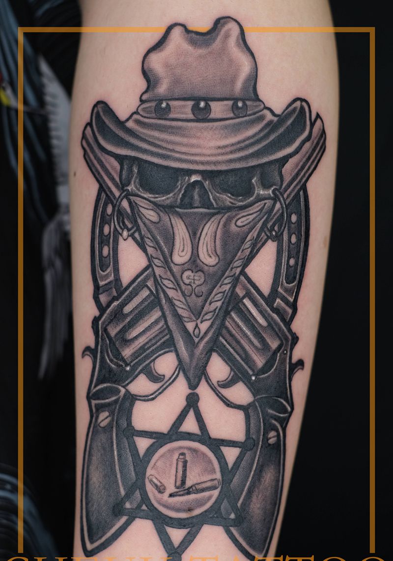 拓纹身图片_欧美写实New School纹身图案