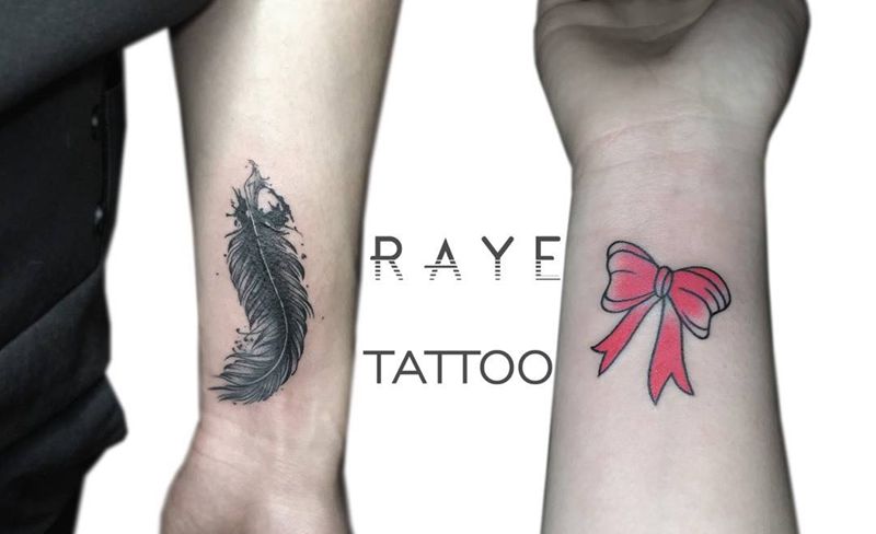 今日小作纹身图片_遮盖欧美清新成品手臂纹身图案