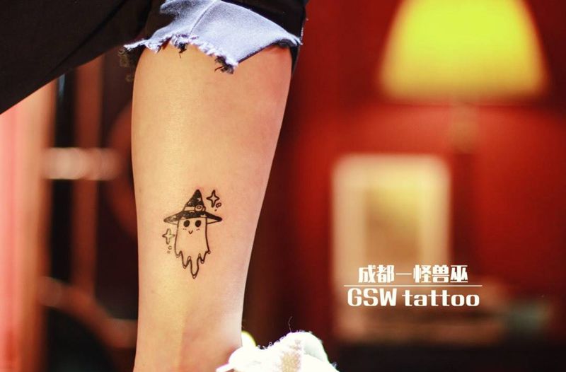 小幽灵纹身图片