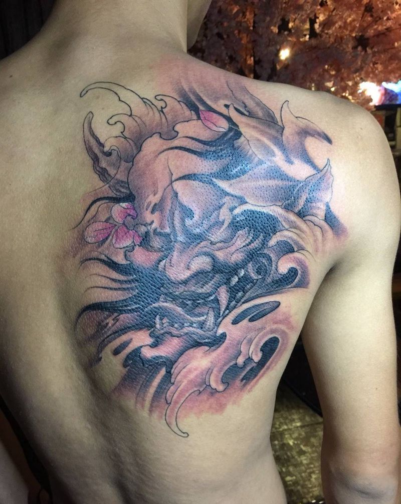 般若纹身图片_成品纹身图案