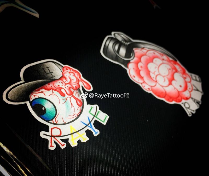 脑子是个好东西纹身图片_手稿欧美清新原创纹身图案