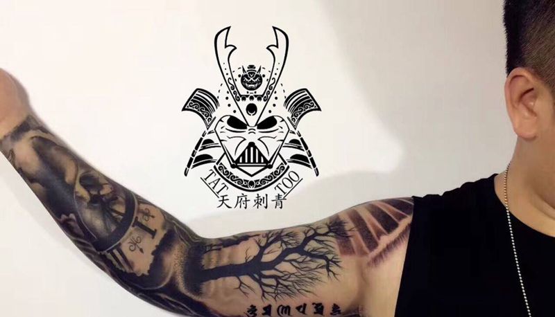 花臂纹身图片_成品手臂欧美原创纹身图案