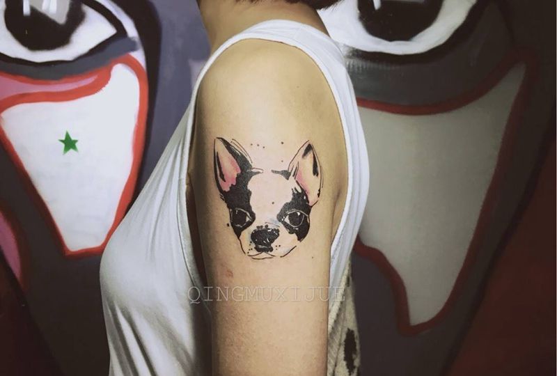 狗纹身图片