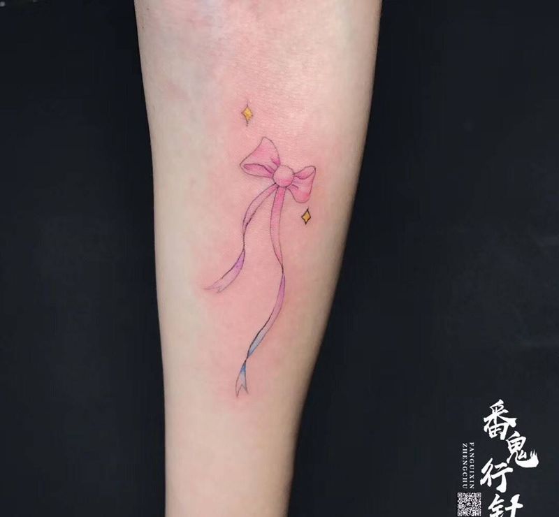 小清晰水彩纹身图片