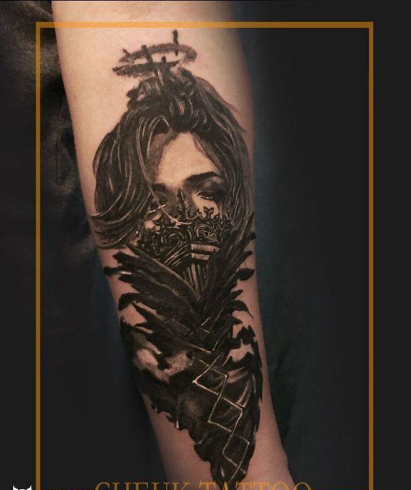 刑纹身图片_New School欧美写实纹身图案