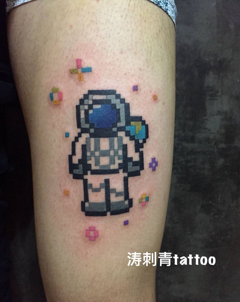 你猜纹身图片_几何纹身图案