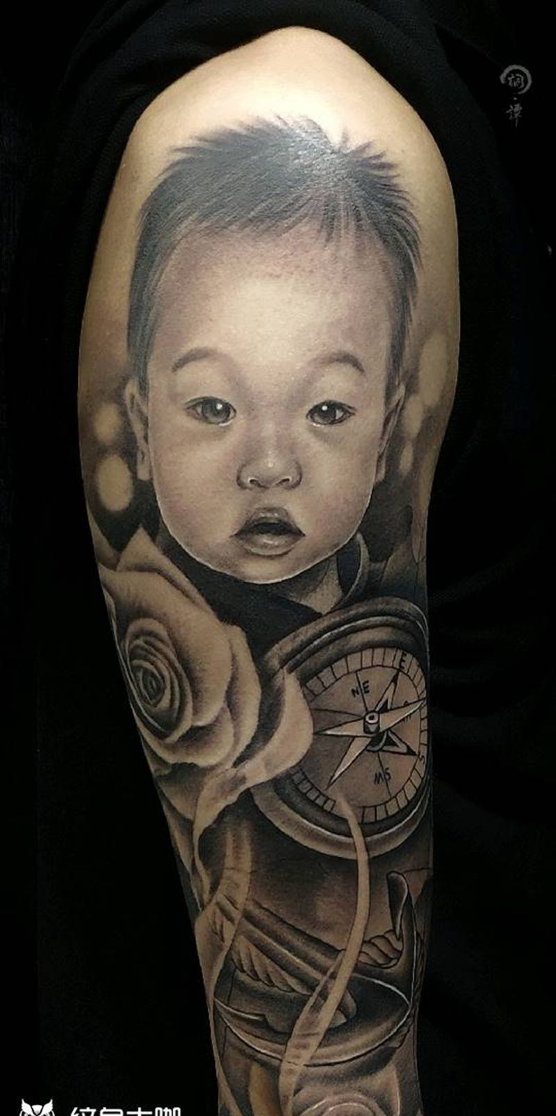 肖像(小臂非本店)纹身图片_手臂欧美写实纹身图案