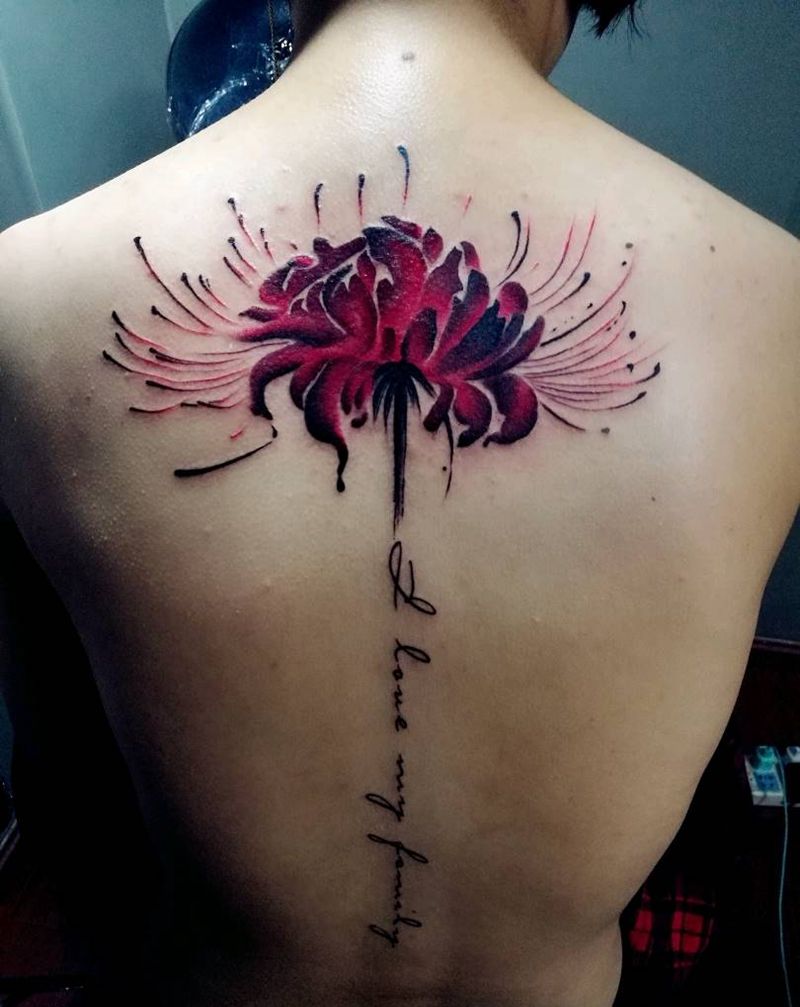 彼岸花 曼珠沙华纹身图片