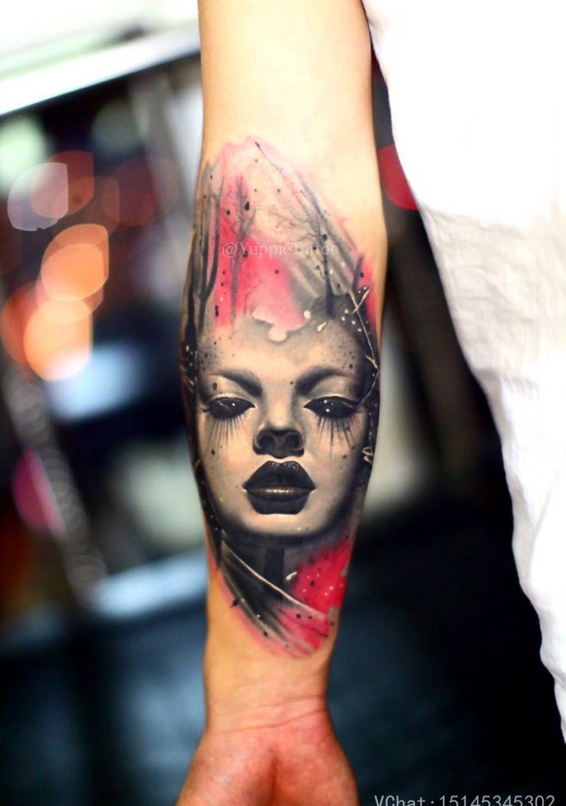 高级灰作品纹身图片