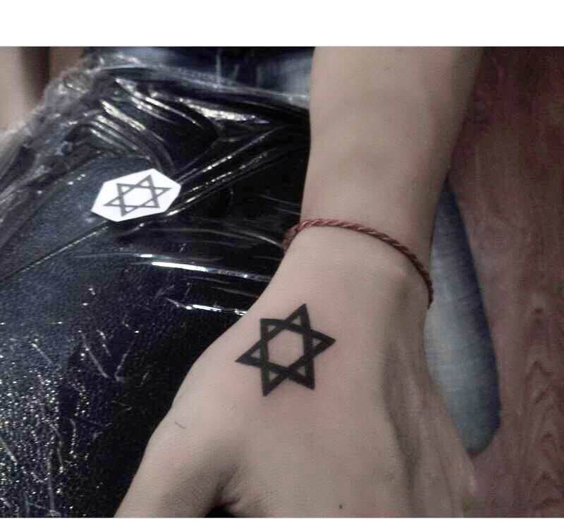 六芒星特价图纹身图片