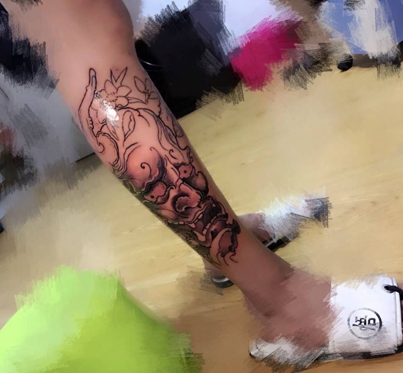 之前的般若纹身图片