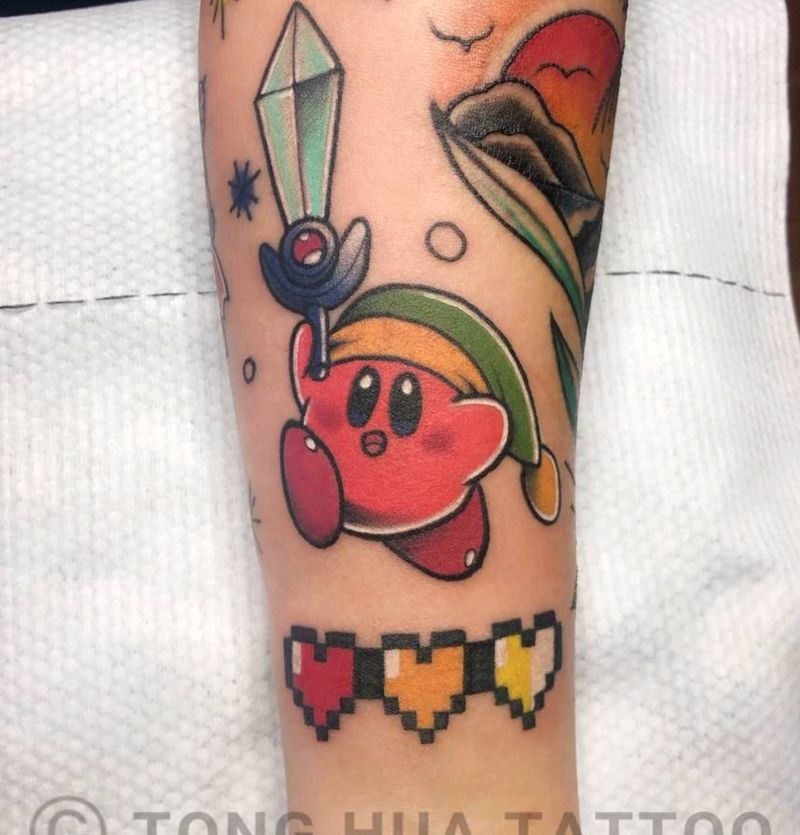 卡通纹身图片_手臂New School纹身图案